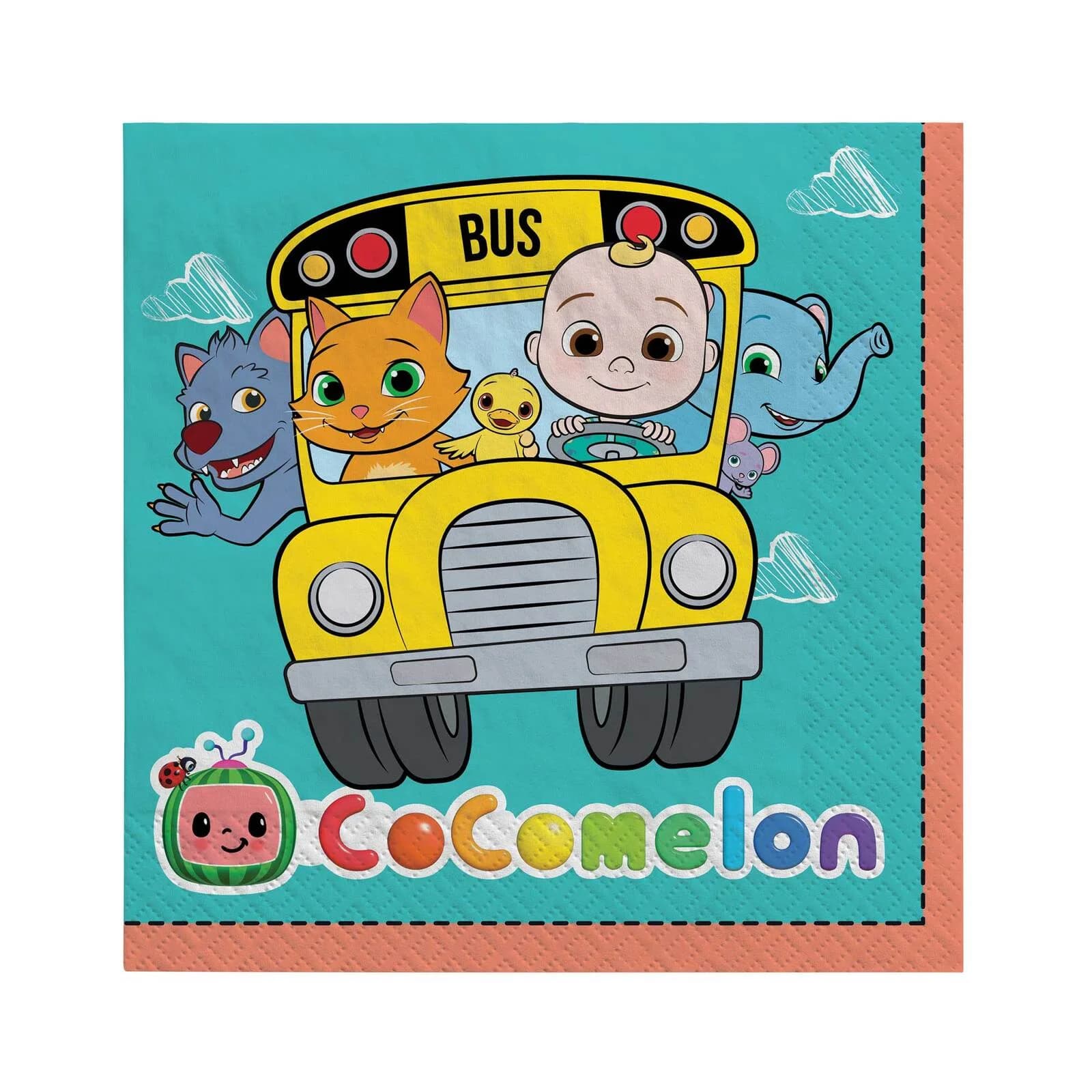 Cocomelon Lunch Napkins - Pk 16