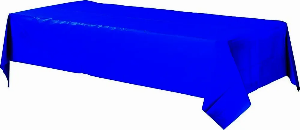 Plastic Rectangular Table Cover – Royal Blue