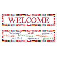 International Welcome Banners - Pk 2