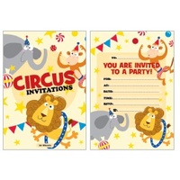 Pad Invite 20Sht Circus*