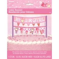 It's A Girl Cake Banner*