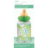 Baby Shower Dots Honeycomb Bottle Decoration