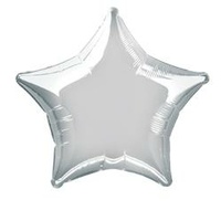 Silver Star 20" Foil Balloon