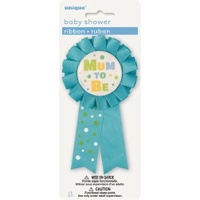 Mum-to-be Award Ribbon in Blue