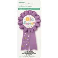 Big Sister Award Ribbon Purple