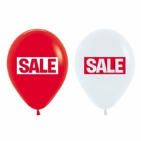 Printed Sale Latex Balloons - Pk 50*