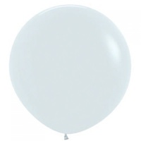 Standard White Latex Balloons (90cm) - Pk 3