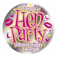 Giant Hen Party Badge
