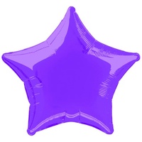20" Purple Star Foil Balloon