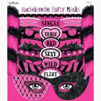 Bachelorette Paper Masks - Pk 6