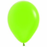 Neon Green 30cm Latex Balloons - PK 100
