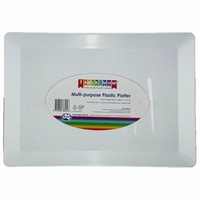 Rectangle White Plastic Platter (40x28x2cm)