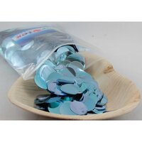 Metallic Light Blue Confetti (2.3cm) - 250 grams*