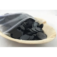 Metallic Black Confetti (2.3cm) - 250 grams*