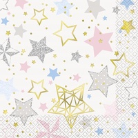 Twinkle Star Lunch Napkins - Pk 16