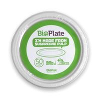 Bioplate - 25cm Large Dinner Plates - Pk 50