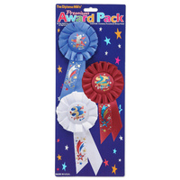 1st, 2nd, 3rd, Place Award Pack Rosettes