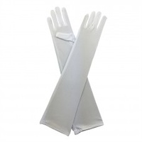 Long Gloves White