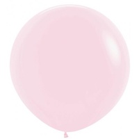 Pastel Matte Pink 90cm Giant Latex Balloons - Pk 3