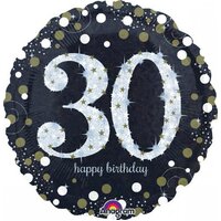 Holo Sparkling 30th Birthday Foil Balloon (43cm)