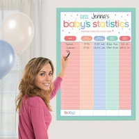 Baby Statistics Baby Shower Game