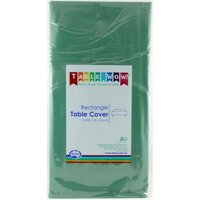 Green Rectangle Plastic Tablecover (137x274cm)