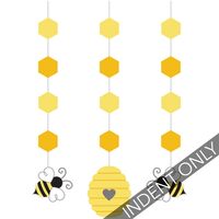 Bumblebee Baby Hanging Cutouts - Pk 3