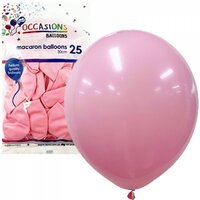 Macaron Light Pink Latex Balloons (30cm) - Pk 25