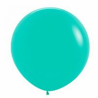 90cm Fashion Aquamarine Latex Balloons - Pk 3