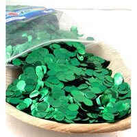 Green Metallic Confetti (1cm) - 250g