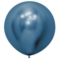 Reflex Blue Sempertex Balloons (60cm) - Pk 3