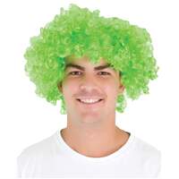 Green Deluxe Jumbo Afro Wig