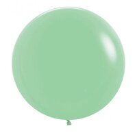 60cm Mint Green Fashion Sempertex Balloons - Pk 3