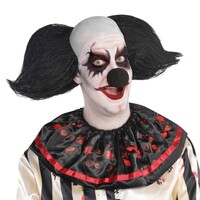Adults Freak Show Clown Black Wig*