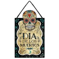 Dio De Los Muertos Sugar Skull Sign*