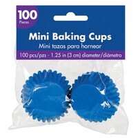 Mini Royal Blue Cupcake Cases - Pk 100
