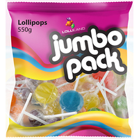 Jumbo Pack Mixed Lollipops (550g)