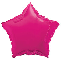 Hot Pink Star Foil Balloon (45cm)