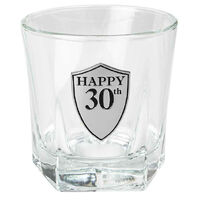 30th Birthday Whisky Glass (210ml)