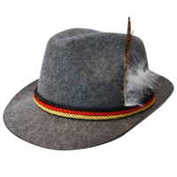 Oktoberfest Feather German Alpine Hat