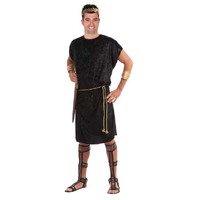 Adults Black Roman Tunic Costume