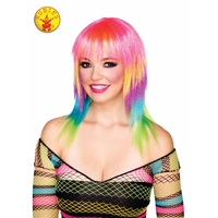 Adults' Club Candy Striped Wig