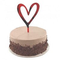 Red Heart Cake Topper*
