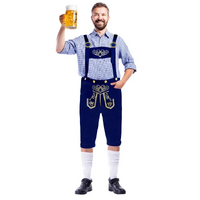 Mens Blue Bavarian Oktoberfest Costume