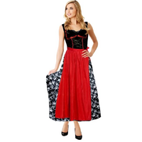 Womens Red Tavern Maiden Costume