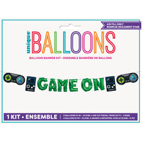"Game On" Foil Balloon Banner Kit (10x365cm)