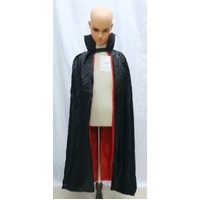Kids' Reversible Black / Red Cape Costume Accessory