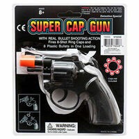 Plastic Super Cap Gun Toy (14cm)