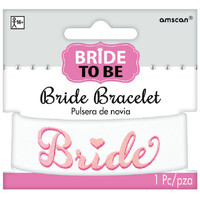 Elegant 'Bride' Rubber Wristband