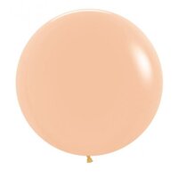 60cm Round Fashion Peach Blush Latex Balloons (Pack of 10)